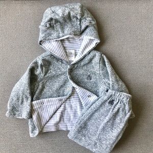 Gap Reversible Set Hoodie & Pants 0-3mo